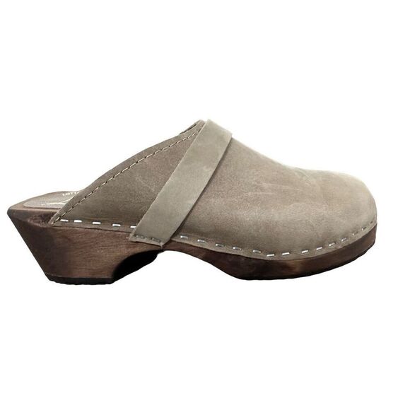 Lotta’s from Stockholm Clogs Tan Nubuck Size 35 (Big Girl) - Picture 5 of 11